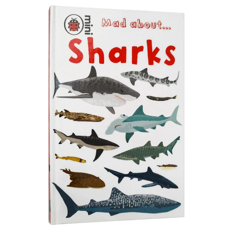 Nuevo libro emergente 3D Mad About Sharks para niños, libro de imágenes en inglés para bebés, libro de cuentos para educación científica de 0 a 6 años