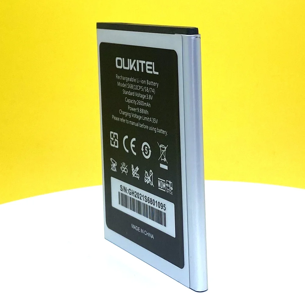 In Stock NEW High Quality Battery For OUKITEL S68 / C16 Pro Mobile Phone Replacement + Tracking Number