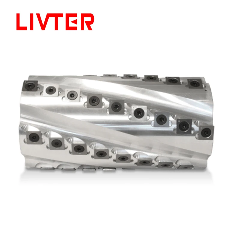 

Woodworking Tools Cutter Head Alloy Tipped Knifes Helical Aluminum alloy cutter head cutterhead knife for woodworking machine