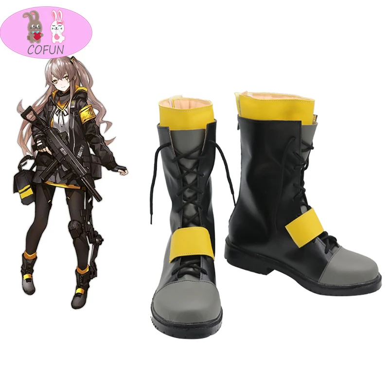 

COFUN Girls Frontline Ump45 UMP9 Cosplay Shoes Custom Made Boots