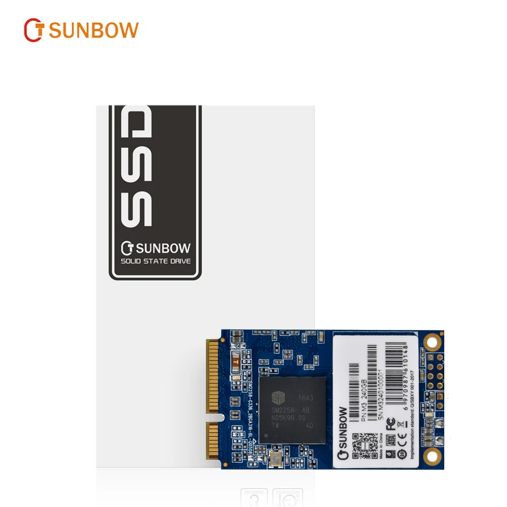 TCSUNBOW mSATA 120gb 240gb 480gb 1TB ssd interno a stato solido