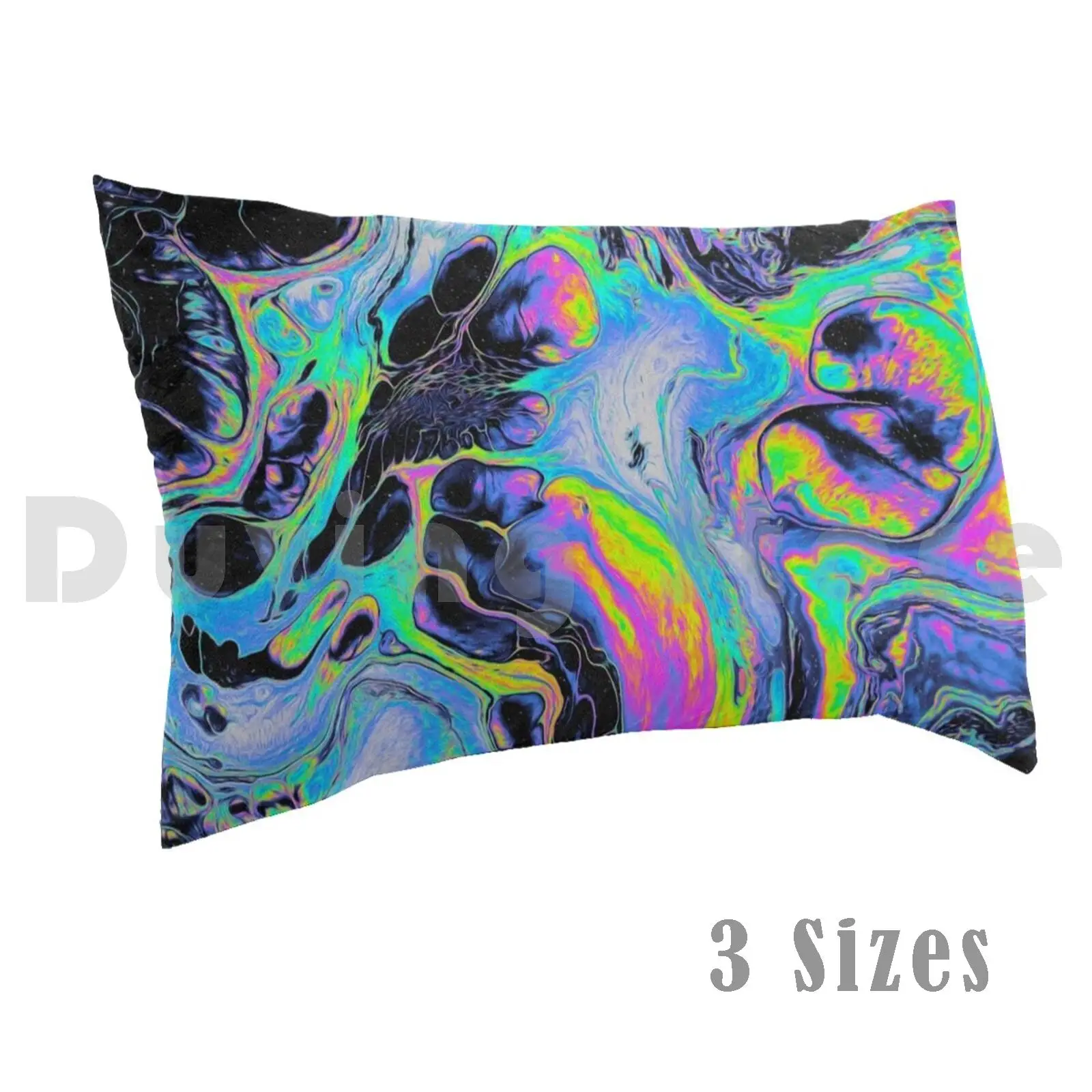 Rest My Chemistry Pillow Case 20*30 Inch Graphic Design Digital Acrylic Ink Ink Watercolor Pattern Stencil