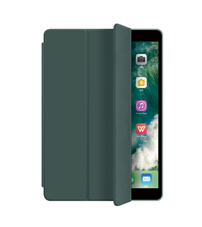 For iPad 10.2 Case 2019 7th gen 2020 8th gen Folding Stand Silicone model A2200 A2232 A2197 A2198 A2428 A2429 A2270 Smart Cover