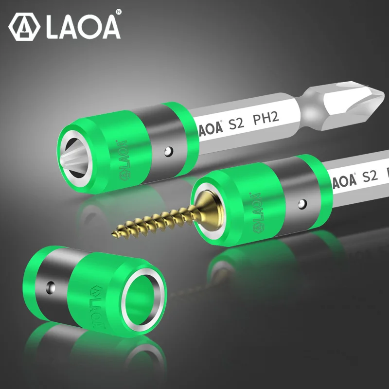 LAOA Magnetic Ring Electric Screwdriver Bit Magnetic Tool PH2 Screwdriver Bits