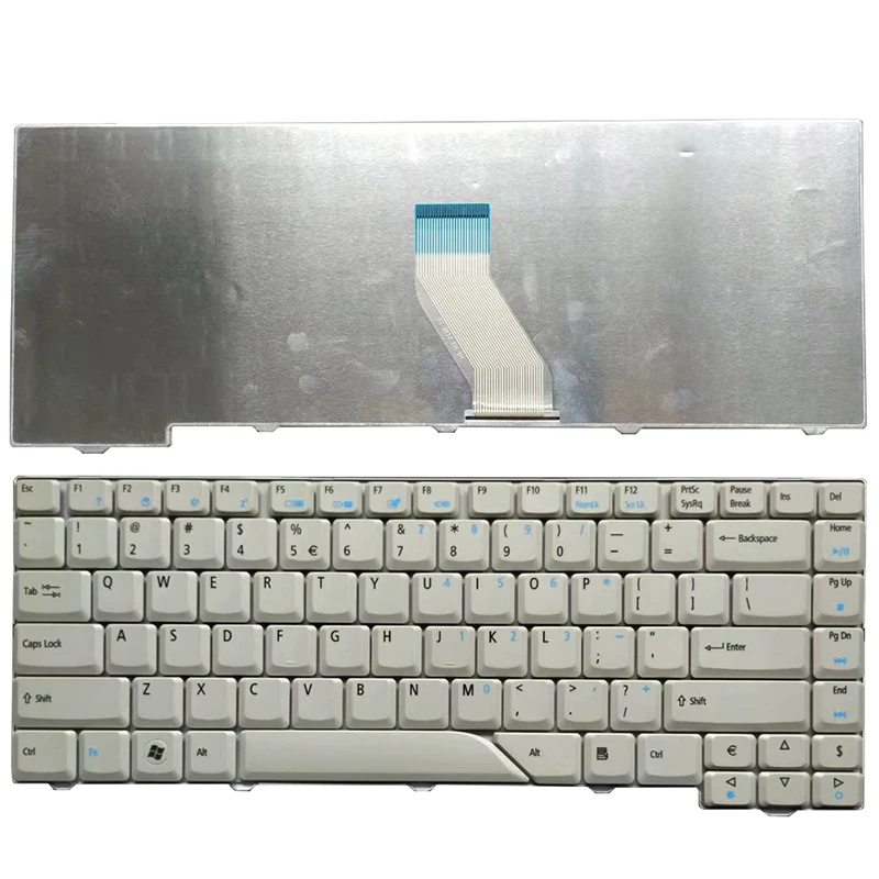 US laptop Keyboard for Acer MS2220 5312 4730 4730Z ZO1 1641 5315 5930G 4520G 4510 6920G 6935G 4930G 6920 6935 7300 White English