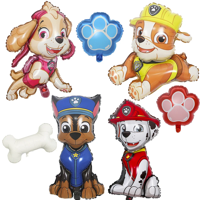 New Complete Kids Party Supplies Paw Patrol Balloon Child Birthday Party Paw Dog Decor Balloon Party Kids Birthday Party Decor