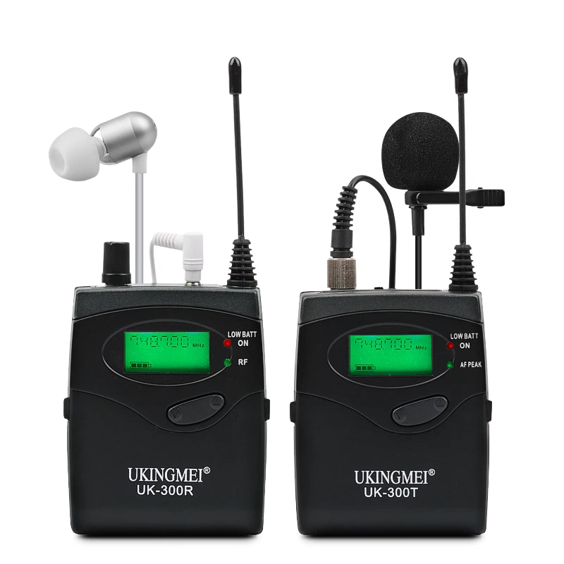 

DSLR Camera Wireless Lavalier Lapel Microphone System for Outdoor Recording, Interview, Video Shooting, Broadcast Microphone