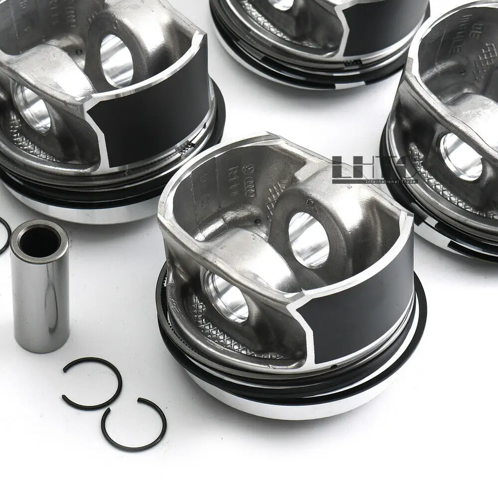 6x Made By MAHLE Φ89mm Pistons Rings Φ20mm Pin Wrist For Porsche Cayenne 3.6 AUDI Q7 VW Touareg Passat CC Phaeton 3.6L FSI VR6