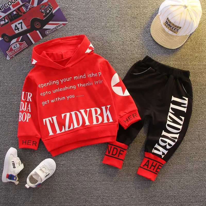 New Spring Autumn Fashion Baby Clothes For Girls Children Boys Hoodies Pants 2Pcs/Sets Toddler Casual Tracksuits Kids Clothing