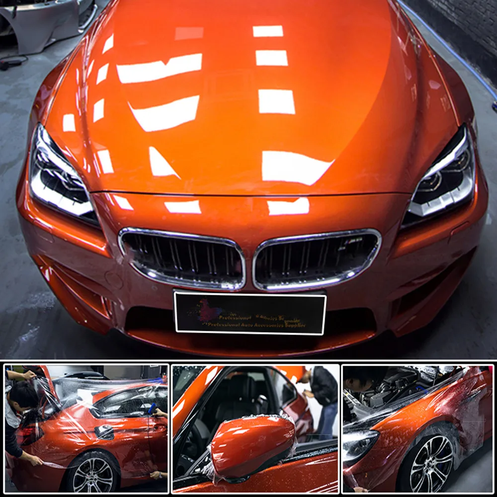 Sunice 6.5Mil 1.52x0.5m Car Sticker Protective Film PPF Film Car Paint Protection Film Sticker Bumper Hood Film Anti-scratch