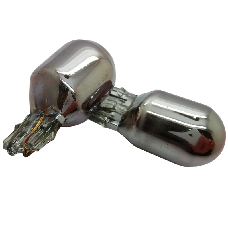 Kuluze T20 turn signal bulb 7440 invisible Silver Chrome 12v21w rear tail lamp w21w amber automobile halogen bulb