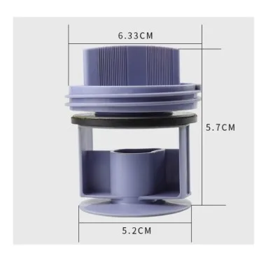 مقبض سدادة شبكي لمرشح مضخة مياه الغسالة الأصلية الجديدة لاستبدال أجزاء غسالة Bosch