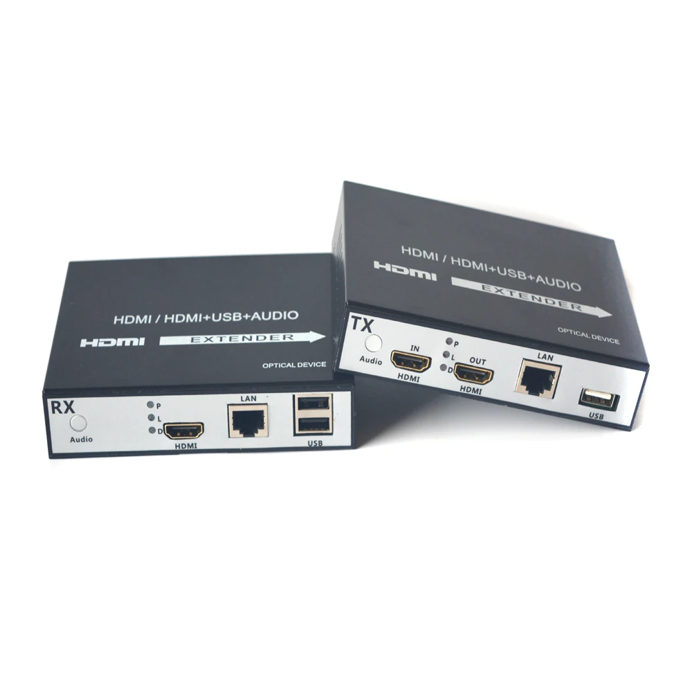 Imagem -03 - Conversor do Extensor de Hdmi Hdmi sobre o Cabo de Rede Rj45 Cat5 até 150m 452ft com Kvm Usb2.0 e Laço para Fora