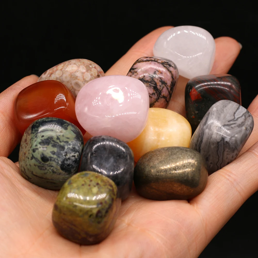 Natural Stone Ornament Irregular Shape Loose Bead Aura Healing Polished Specimen Gem Fish Tank Garden Decoration DIY Mascot 1PC