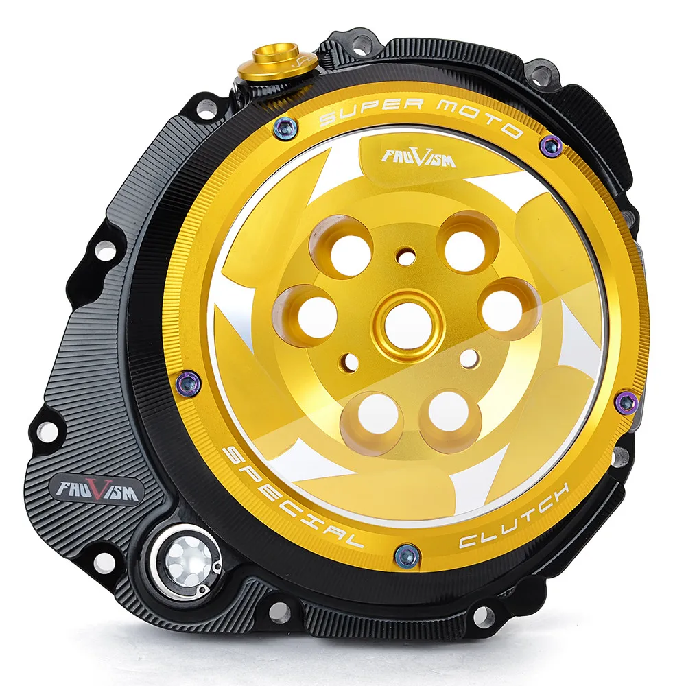 Suzuki gsxs 1000 1000f 2018-2021エンジン用クリアクラッチカバー