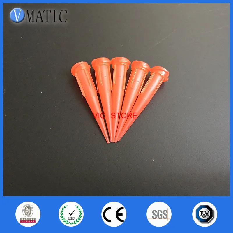 Free Shipping 25G TT Tapered Plastic Dispensing Needles Glue Dispenser Needle Tip