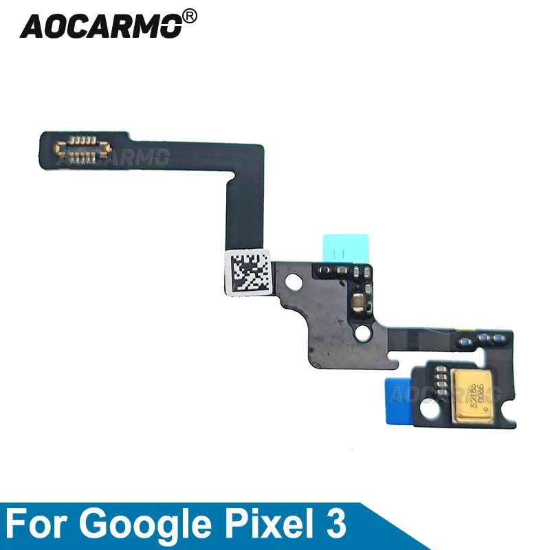 Aocarmo For Google Pixel 3 Proximity Ambient Light Sensor Noise Reduction Mic Phone Distance Sensing Connector Flex Cable Repair