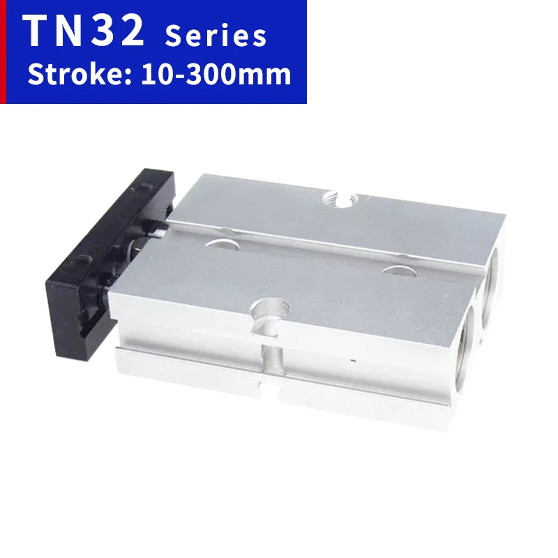 

TN32 Series Air Cylinders 32mm Bore 10-300mm Stroke Compact Dual Action Pneumatic Cylinder