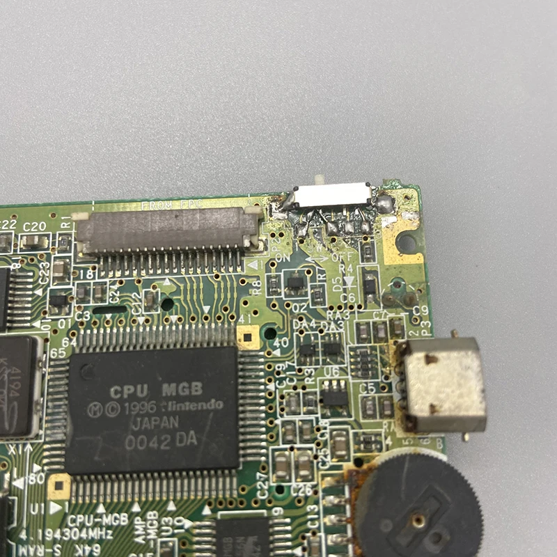 Botão de alimentação para substituição de gbc, para gameboy pocket