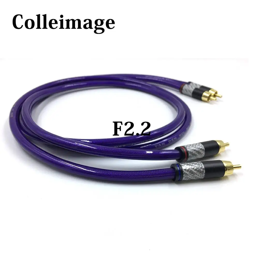 

Кабель Hifi Van den Hul MC-SILVER IT 65 RCA для подключения аудио, позолоченный Удлинительный кабель RCA, высококачественный сигнальный провод