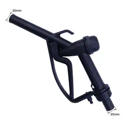 2024 New Plastic Manual Heavy Duty Fuel Nozzle Gun with Hook 25mm / 20mm 1