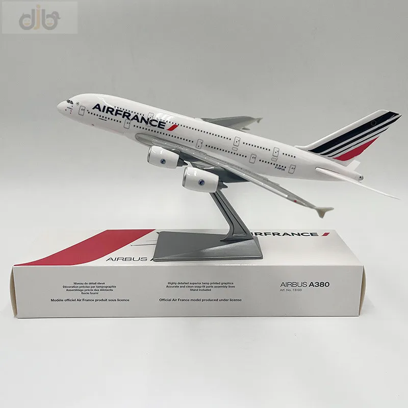 1:250 Resin Aircraft Model Toy Airbus 30cm A380 Air France For Collection