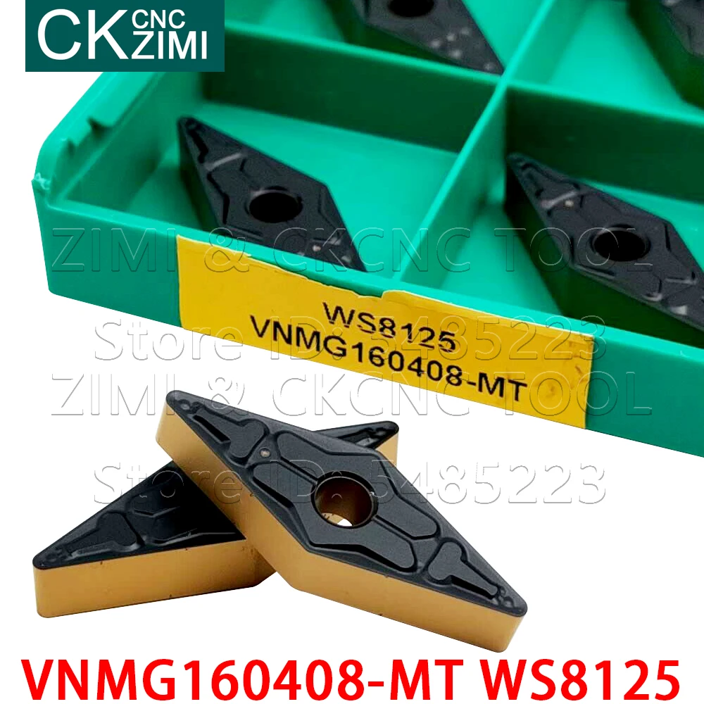 VNMG160408-MT WS8125 Carbide Turning Inserts CNC Lathe Blade Holder wood turning Insert Tool high quality VNMG 160408 for steel