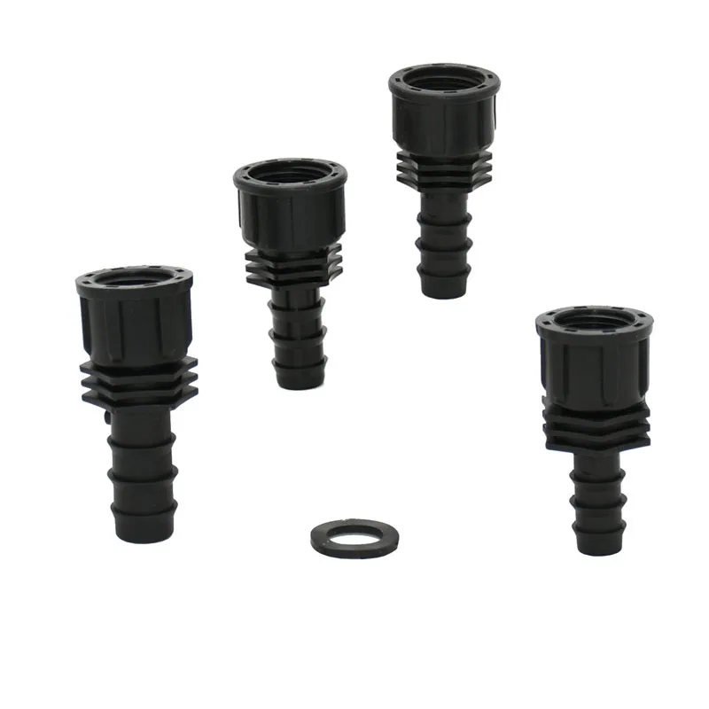 

Garden Hose 16mm 20mm To 1/2 "3/4" Female Connector Barbed Plastic Hose Fitting Micro Irrigation Adapter 20 Pcs