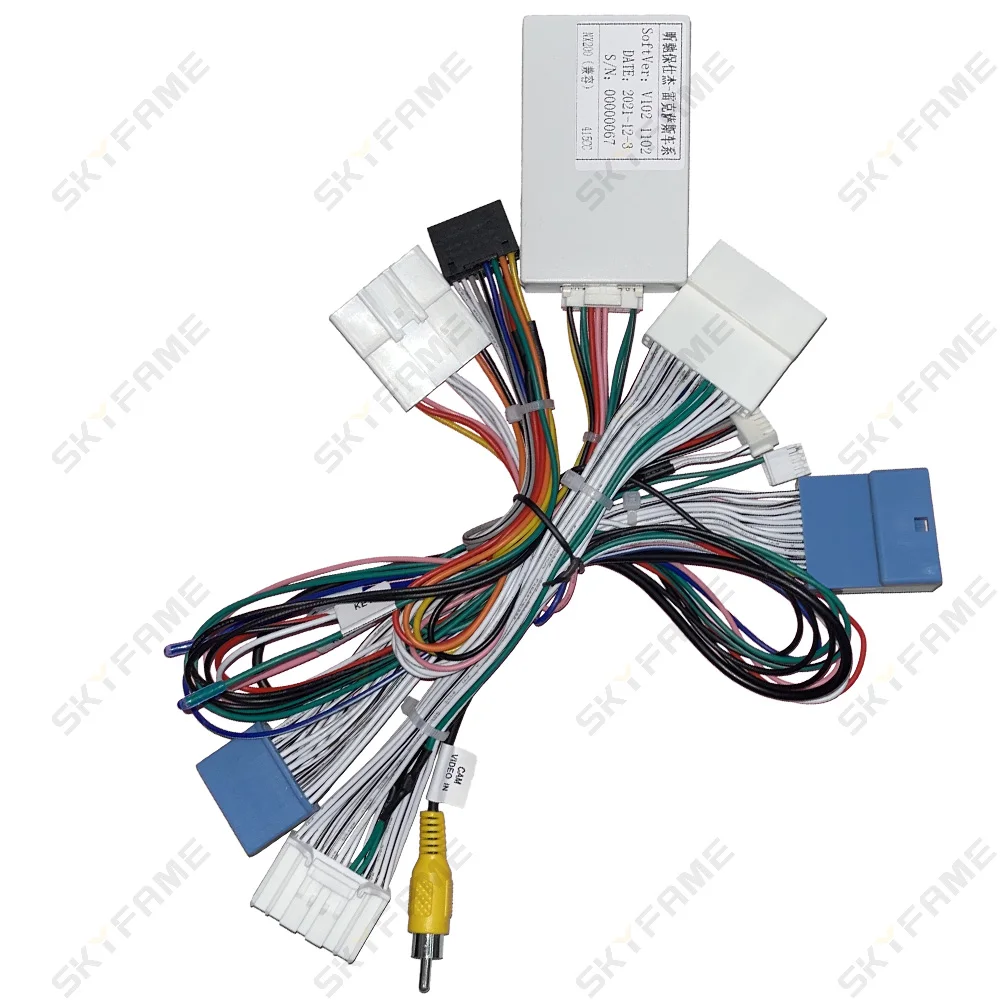 SKYFAME Car 16Pin Android Radio Stereo Wiring Harness With Canbus Box Decoder For Lexus NX200 Z10 NX 200 2014-2020