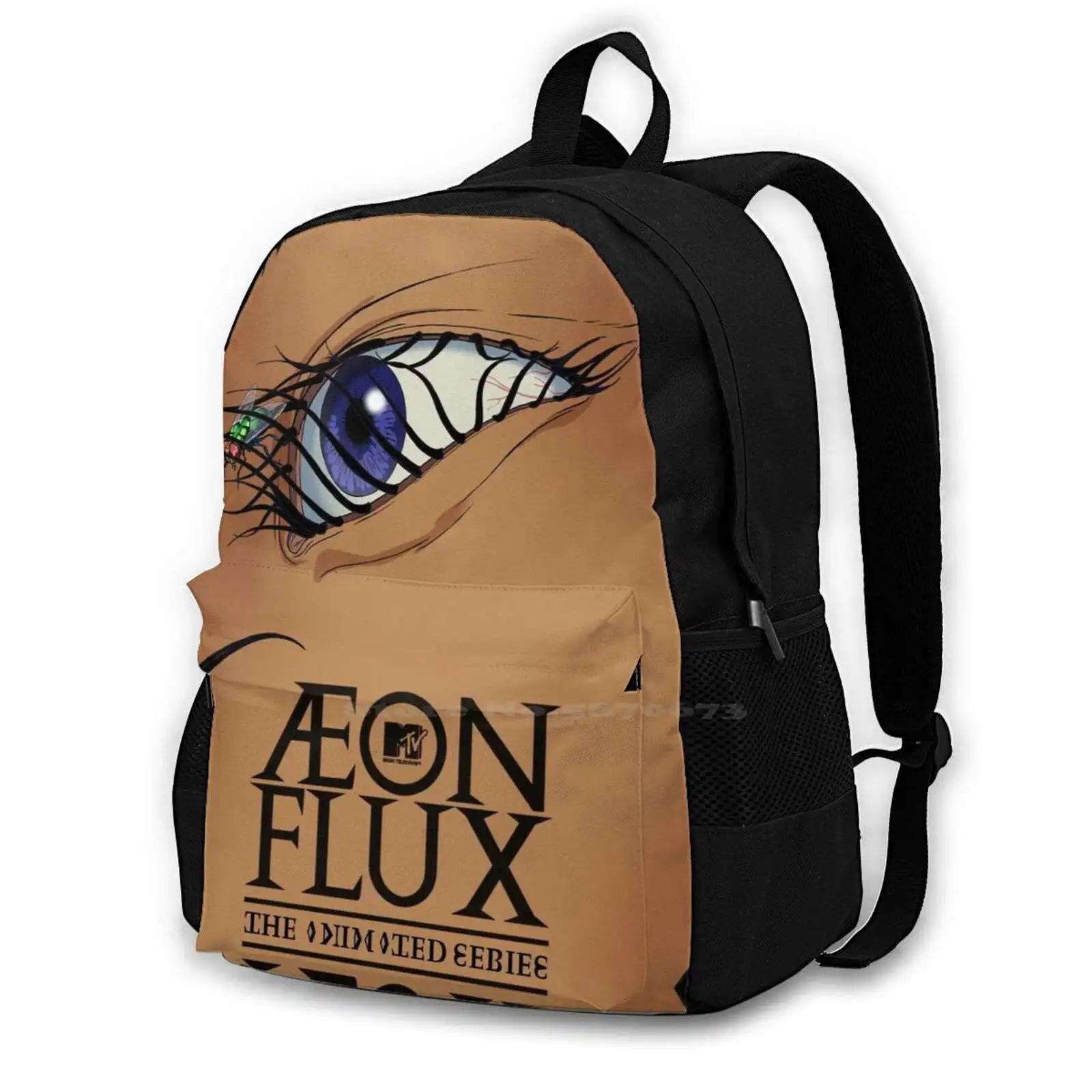 Flux Cover Backpack For Student School Laptop Travel Bag Flux Flux Mtv Liquid