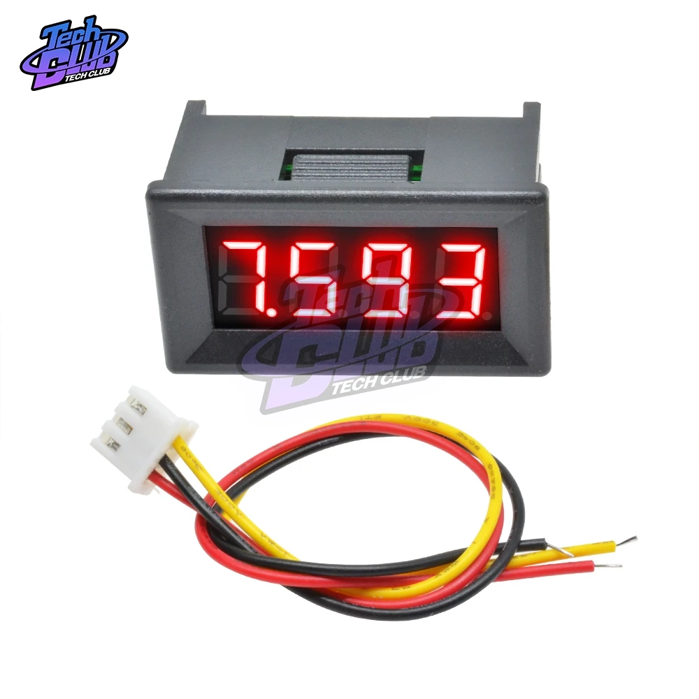 Mini Digital Voltmeter Ammeter DC 0V-100V Panel Amp Volt Voltage Current Meter Tester Detector 0.56\