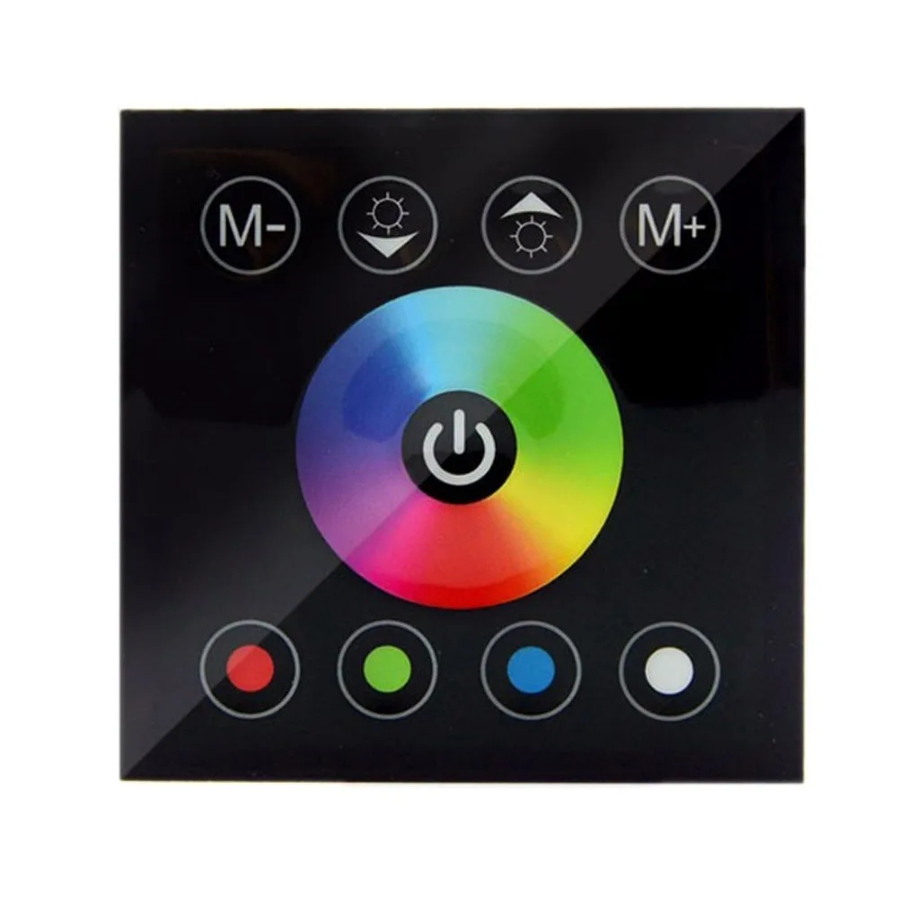 Imagem -02 - Faça Você Mesmo Iluminação para Casa Novo Rgbw Led Painel de Toque Controle para Led Neon Fita Flexível 12v 24v Luzes