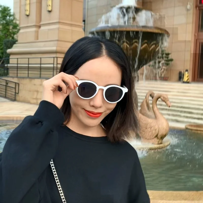 Anti-UV Round Finished Myopia Sunglasses Women Men Short Sighted Eye Glasses 0 -0.5 -1.0 -1.5 -2.0 -2.5 -3.0 -3.5 -4.0 -4.5 -6.0