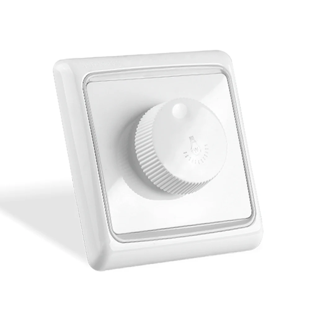 Ścienny ściemniacz LED 300W 600W 1000W Regulowany przełącznik jasności od ciemnego kontrolera do jasnego sterownika Ściemniacze do ściemnianego światła