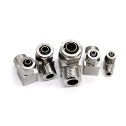 PL 4-M5 M6 Pneumatic Fitting Quick Fast For Air Hose Connector Tube OD 4 6 8 10 12MM Thread 1/8 1/4 3/8 1/2 perslucht Fittings