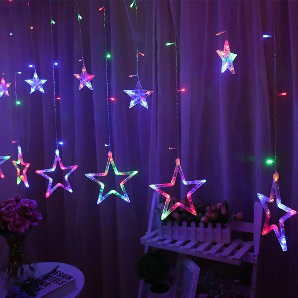 

Wedding Holiday LED Star fairy Lights string Christmas Garland led Indoor home party decoration String light for 110V 220V