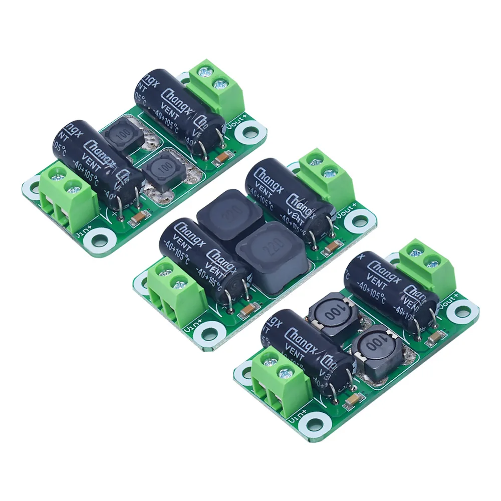 DC Power Filter Board 0-25V/0-50V 2A/3A/4A Class D Power Amplifier Module Interference Suppression Board EMI Suppression