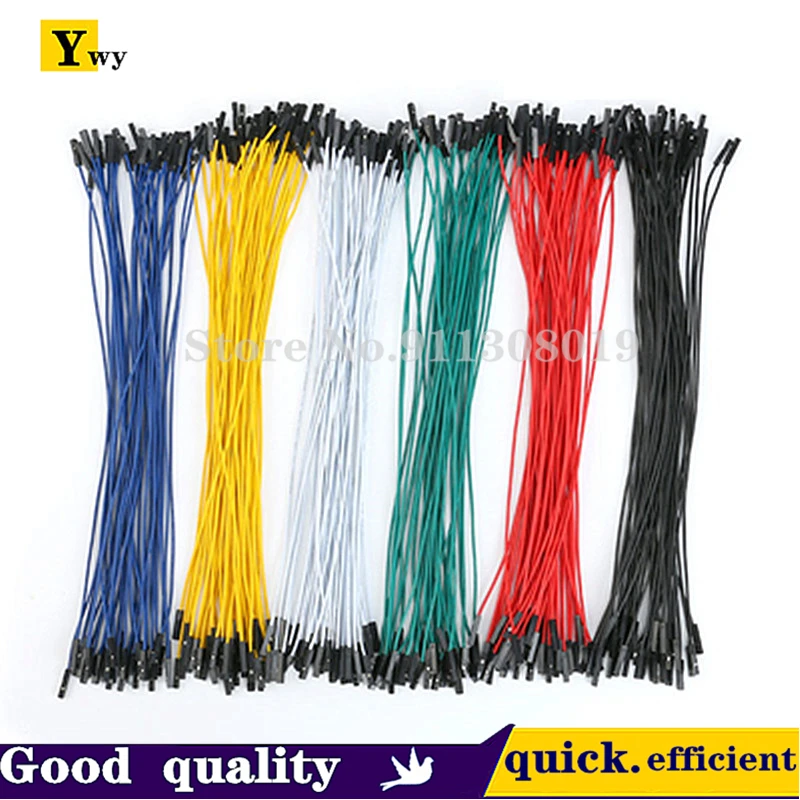 20PCS Color High-end 1P 22awg Soft silicone cable dupont wire cable Male/female 10/20/30cm for Arduino computer fan