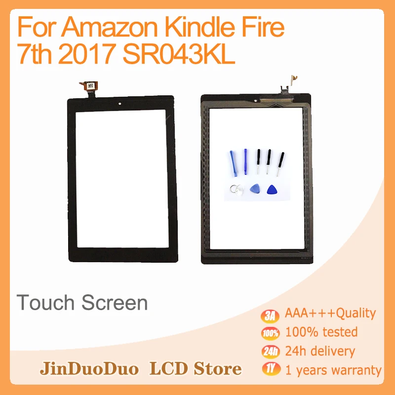 

7 Inch For Amazon Kindle Fire 7th 2017 Sr043kl Touch Screen Panel Digitizer Replacement Repair Part