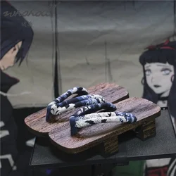 Japanese Samurai Wood Geta Clogs Shoes Man Women Flip Flops Summer Slipper Anime Cosplay Shoe Unisex Sandals