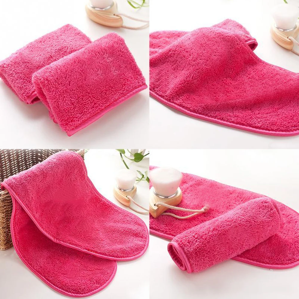 1Pcs Makeup Remover Towel Microfibre Face Cleaning Towel Reusable Washable Make Up Cloth Soft Face Towel Wipes Beauty Tools