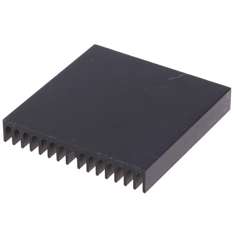 1pcs 60*60*10mm Black Aluminum Radiator Motherboard Chip Heatsink