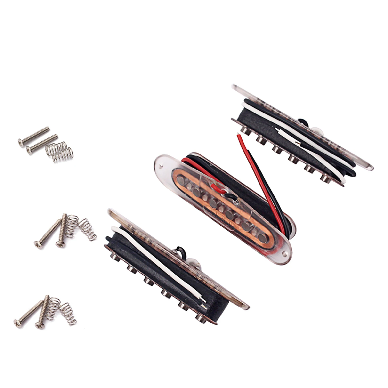 3x SSS Single Coil Pickup with Magnets Vintage Tone Alnico V Single Coil Pickups Set  for ST 6 String Eletric Guitar