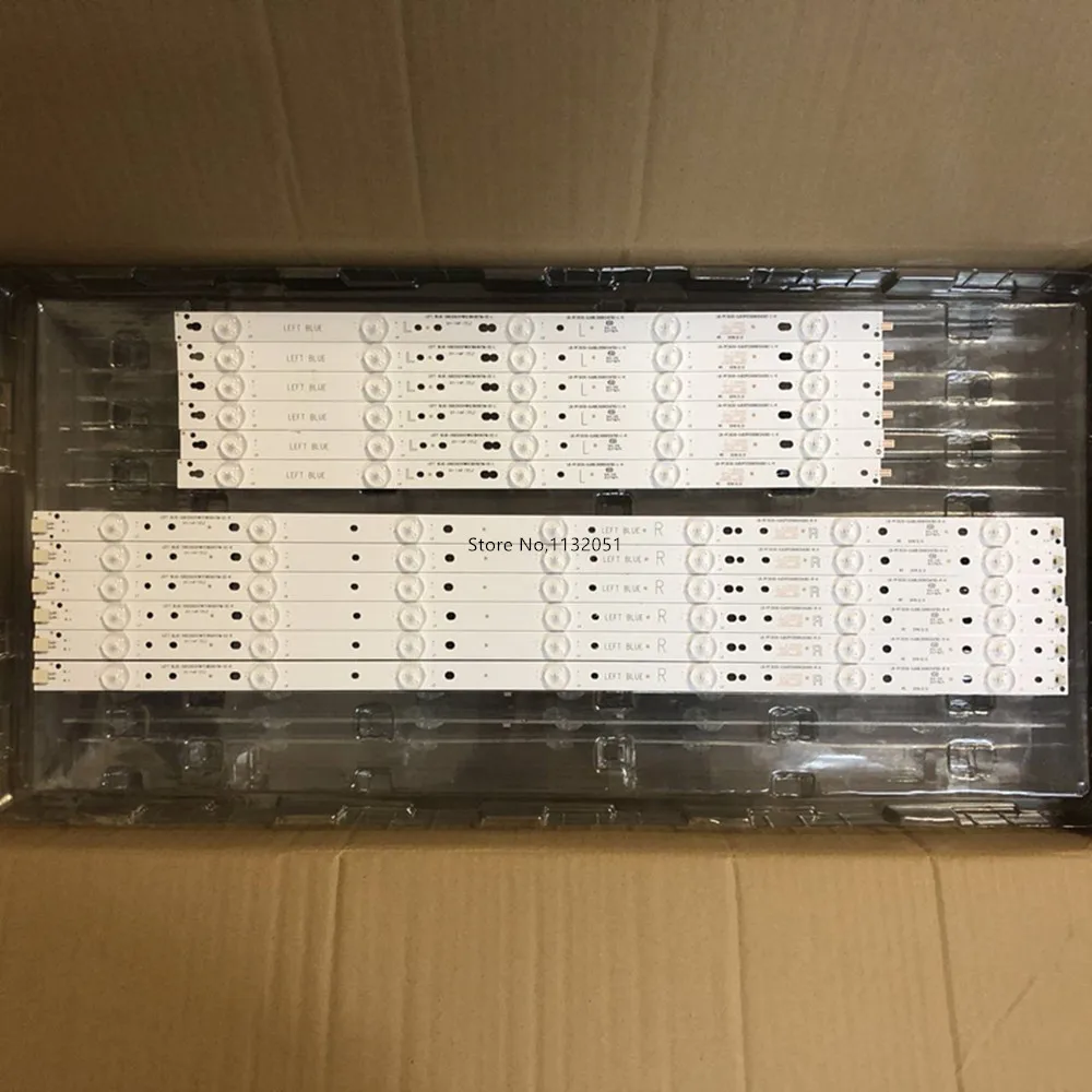 Strip LED untuk 50PFT4509 50PUF6061 50PUF6461 50PUF6631 50PUF6650 50PUG6102 50pu-6300 50PUK6400 50PUT6023 500TT67 500TT68 V2