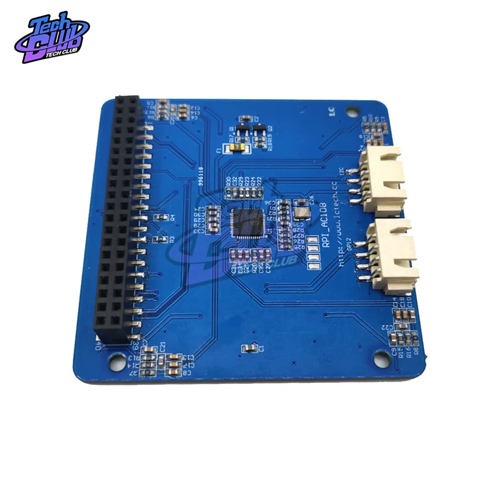 DC 5V 4 Mic Input o Decoder Module per Raspberry Pi Expansion Board microfono AC108 Smart Voice programma pratico