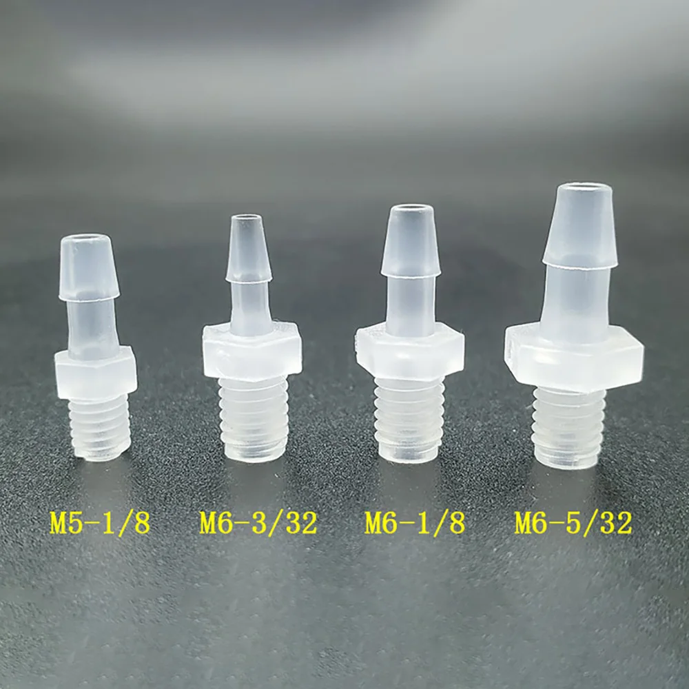 Hose Joint Adapter PP Plastic Air Valve Pipe Dispensing Glue Subpackaging Fitting Connector