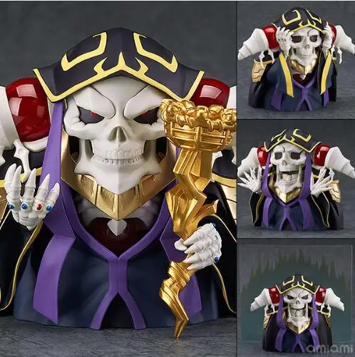 

10cm Overlord Ainz OOal Gown New 631# Doll Cartoon Anime Action Figure PVC toys Collection figures for friend gift