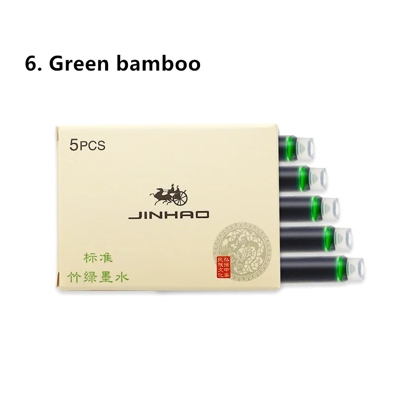 5pcs ink cartridge for Jinhao fountain pen universal ink supplies Stationery Office school accessories FB294