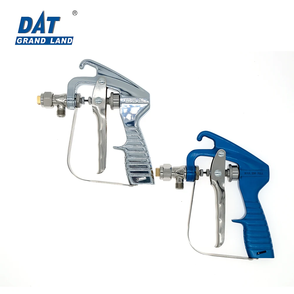 Pressão Airless Pintura Pulverizador Pistola de Cola Adesiva Prata e Azul Contato 10 mm Tamanho do Bocal Alta