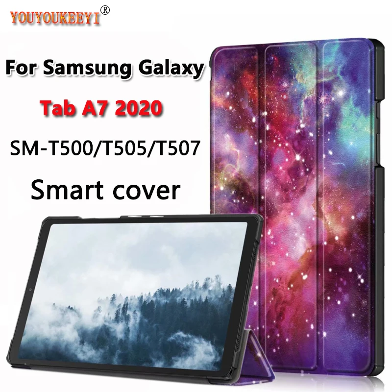 

New Case For Samsung Galaxy Tab A7 2020 10.4 inch Tablet Magnetic Stand Smart Cover For SM-T500 T505 T507 Funda